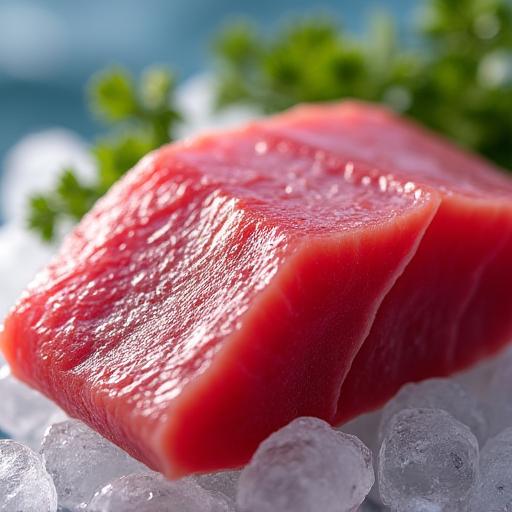 Freshly caught Yellowfin Tuna